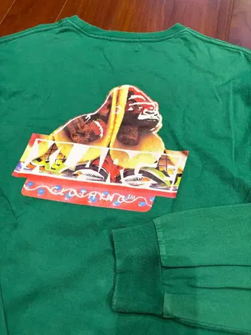 [ XLARGE ] 엑스라지 긴팔 티셔츠 그린 M 사이즈