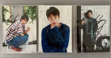 다케우치 료마 사인 포함 브로마이드 [3장 세트] A