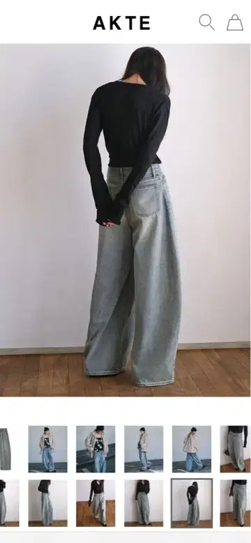 완판!! AKTE 배기 팬츠