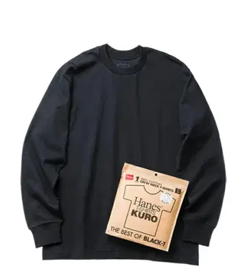 Hanes Kuro 긴팔 T셔츠 L 사이즈