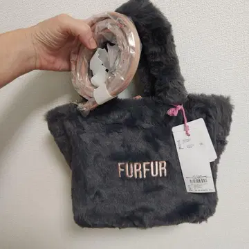 FURFUR 에코 퍼 토트백 숄더