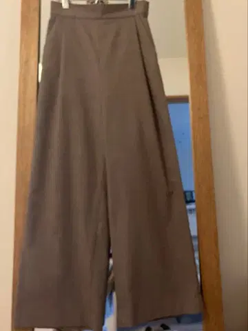 뷰티 앤 유스 유나이티드 애로우즈 가을 컬러 격자 무늬 와이드 팬츠