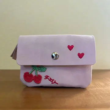 치카자와 레이스 체리 미니 파우치