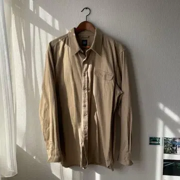 GAP 베이지 긴팔 셔츠 XL