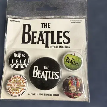THE BEATLES 공식 배지 팩 5개 세트