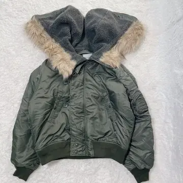 컨디션 최상 THE STANDARD N-2B 플라이트 자켓 충전솜 블루종