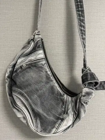 xlim 데님 숄더백