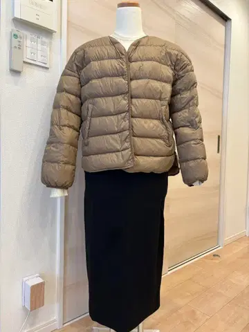 pual ce cin 이너 다운 베이지