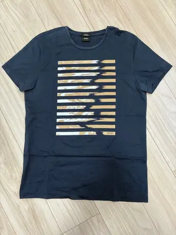 BOSS 슬림핏 T셔츠 네이비