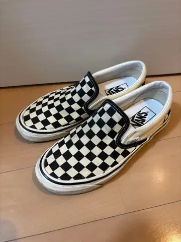 VANS 체커 슬립온 24cm US