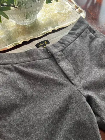 [ Drawer ] 크롭 팬츠 36 울 100%