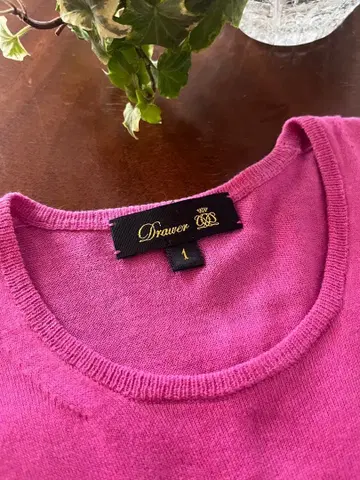 [ Drawer ] 코튼 니트 슬리브리스