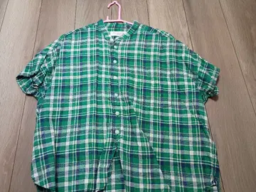 BEAMS BOY 반팔 체크 셔츠