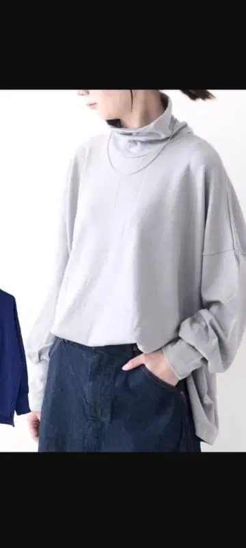 prit 프릿 밀드 워셔블 터틀넥 풀오버