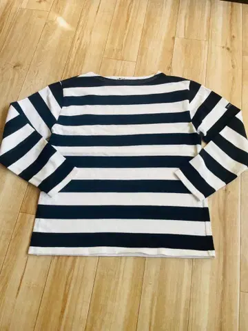 세인트 제임스 보드넥 와이드 보더 T1 블랙 화이트