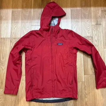 Patagonia 트렌트쉘 3L 남성용 XS 빨간색 거의 새상품