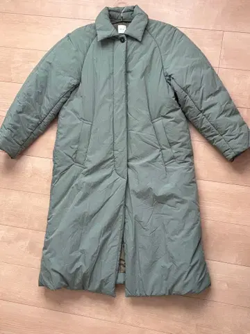 Spick & Span 그린 롱 다운 코트