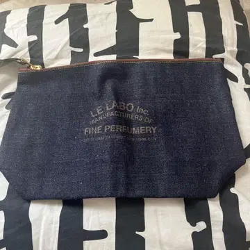 르 라보 데님 파우치