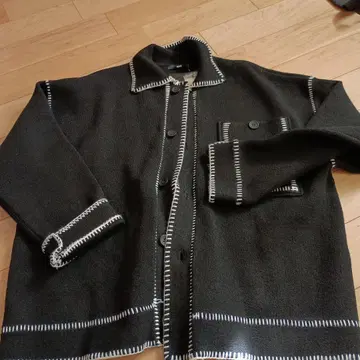 새상품 HARE 하레 담요 스티치 SH 니트 아우터