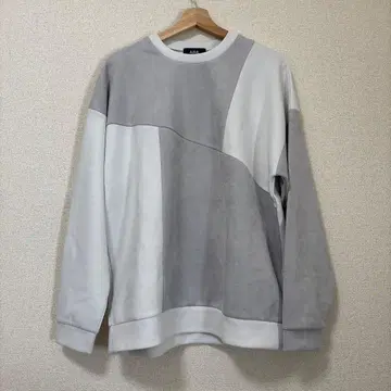 AZUL BY MOUSSY 그레이 화이트 맨투맨 M