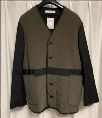 one gravity estnation 별주 퀼팅 노카라 자켓