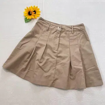 데이지 [ M ] 새상품급 플리츠 스커트 A라인 미니 스커트 캐주얼 성인