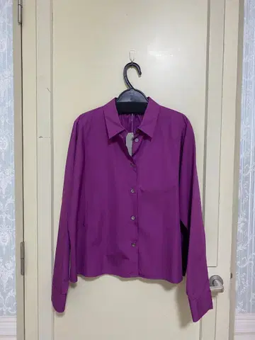 theory luxe 퍼플 셔츠 미사용 사이즈 38
