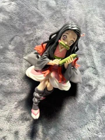 선착순 귀멸의 칼날 네즈코 피규어 대나무 소품