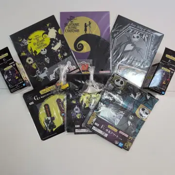 나이트메어 비포 크리스마스 굿즈 1번 복권 8종 세트