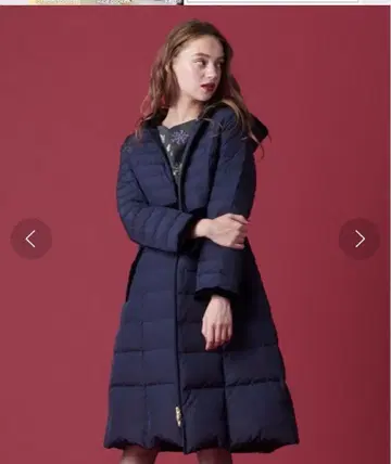 후드 부착 롱 다운 자켓 TOCCA