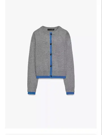 ZARA 콤비 니트 가디건