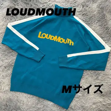 새상품급 라우드마우스 니트 스웨터 터틀넥 터콰이즈 M 사이즈