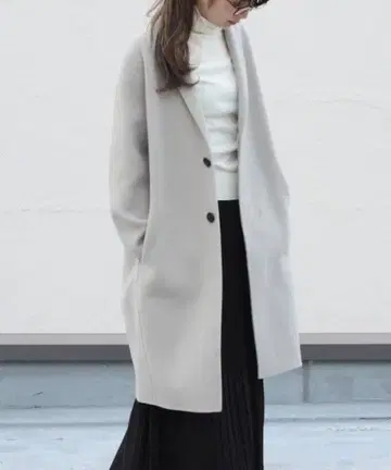 르그라지크 LE GLAZIK 울 리버 체스터 코트