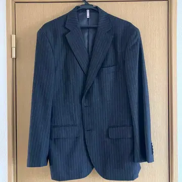 YUKIKO HANAI 비즈니스 정장 가는 스트라이프 그레이 계열 2