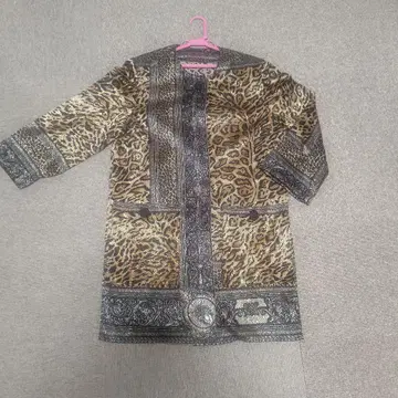 이타리야 이탈리아 레오파드 무늬 롱 가디건 겉옷 고져스