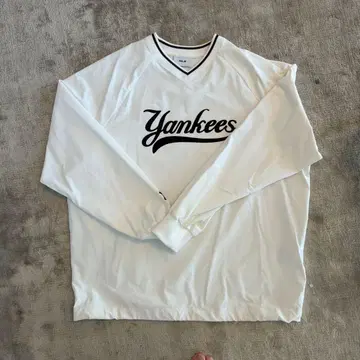 Yankees MLB 긴팔 자켓 화이트