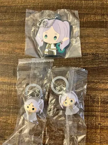 장송의 프리렌 메지루시 액세서리  나사 고무 키홀더