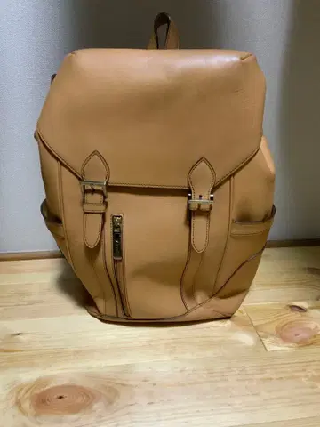 페레 모르비다 ESPLORA 백팩 베이지 가죽 대형