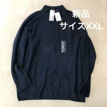 새상품 유니클로 3D 수플레얀 모크넥 스웨터 XXL