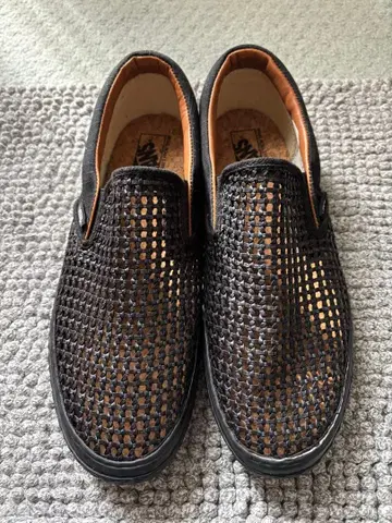 VANS 메쉬 슬립온 블랙 28cm
