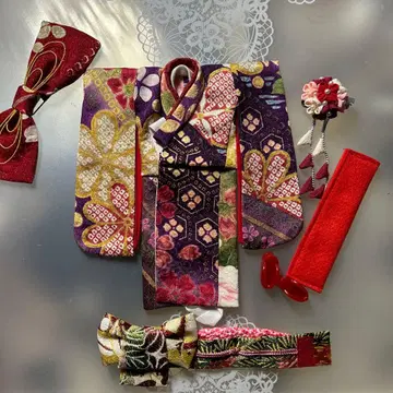 브라이스 리카짱 순수 실크 기모노 세트 핸드메이드