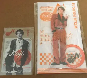 SnowMan ON 라이브 굿즈 무카이 코지 아크릴 스탠드 클리어 스티커