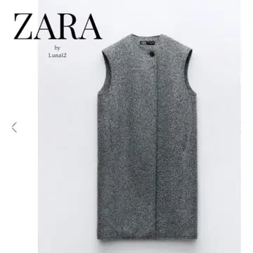 ZARA 그레이 슬리브리스 베스트