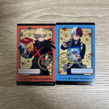 나의 히어로 아카데미아 남코 특전 클리어 카드