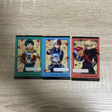 나의 히어로 아카데미아 남코 혜택 클리어 카드