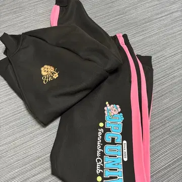 빤쮸토끼 저리 상하의 세트 블랙 LL/L