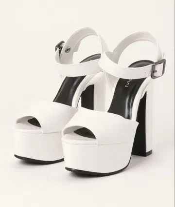 청키힐 앵클 벨트 스트랩 샌들