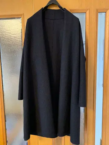 새상품급 23구 코디건 아우터 롱 코트 노카라 38