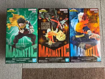 MAXMATIC 데쿠 바쿠고 토도로키 피규어 3체 세트