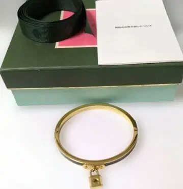 kate spad 골드 락(잠금장치) 뱅글